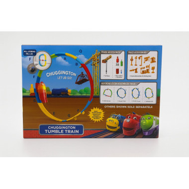 Чаггингтон Трек со светящ. паровозиком в кор. (аналог) 35х5х23см