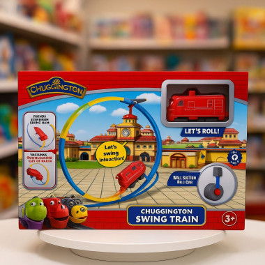 Чаггингтон Трек со светящимся паровозиком в кор. 35х6х23см