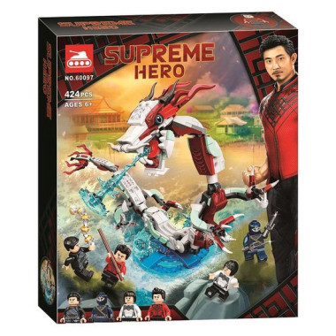Конструктор SEMBO 60097 Super Heroes "Битва в древней деревне" 424 дет. 26х31х6 см Конструктор SEMBO 60097 Super Heroes "Битва в древней деревне" 424 дет. 26х31х6 см