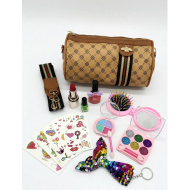 Модные сумки с косметикой случайный цвет 23х4х28