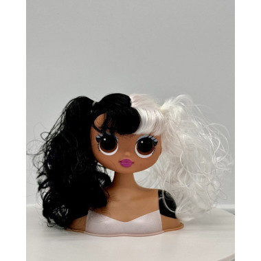 Кукла манекен для причесок + украшения 8 предметов в коробке 31х9х13см