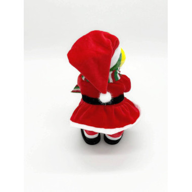 Динозаврик музыкальный на батарейках, новогодний 37*15CM