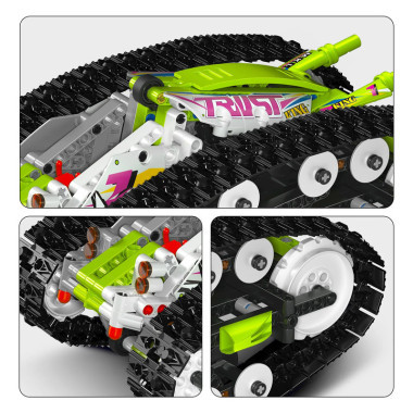 Конструктор Mould King 13153 Техника &quot;Вездеход&quot; 836 дет на р/у 31x23x10 см