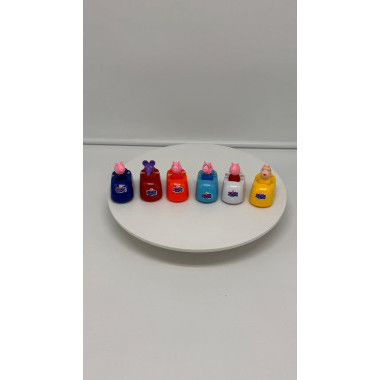 Машинки инерционная Свинка с героем на листе 18шт