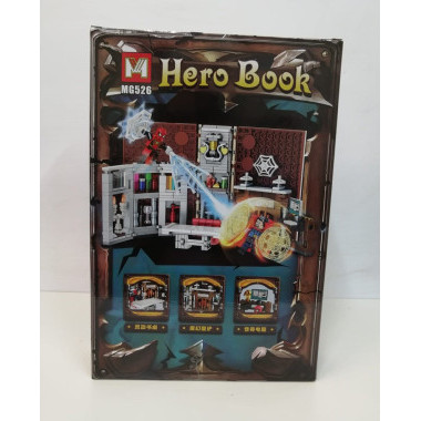 Конструктор MG526 Супергерои Книга Человека Паука 40х7х27 см