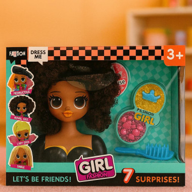 Манекен для создания причесок 33х12х27 (3 вида)