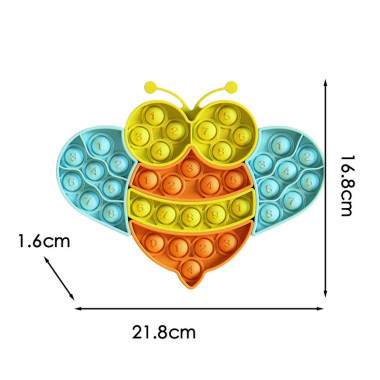 Pop It Силиконовая игрушка-антистресс вечная пупырка &quot;Пчелка&quot;