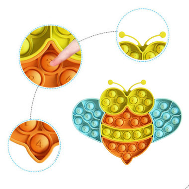 Pop It Силиконовая игрушка-антистресс вечная пупырка &quot;Пчелка&quot;
