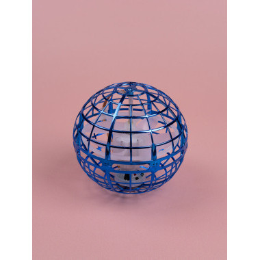 Индукционный летающий шар-бумеранг +свет на USB размер 10х10см