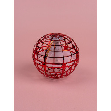 Индукционный летающий шар-бумеранг +свет на USB размер 10х10см