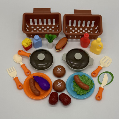 Игровой набор 2в1 Кухня и музыкальный центр синий