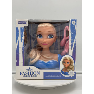 Кукла-манекен для причёсок +зеркальце, расческа в кор. 24х14х14см