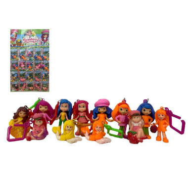 Брелок Клубничная принцесса 20 шт на листе Брелок Клубничная принцесса 20 шт на листе