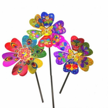 Ветерок игрушка &quot;Цветок&quot; размер 46х22см (20 шт. упаковка)