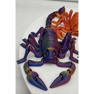 Скорпион подвижная фигурка 3D, антистресс 21х11см