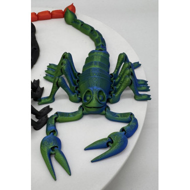 Скорпион подвижная фигурка 3D, антистресс 21х11см