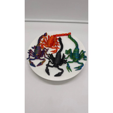 Скорпион подвижная фигурка 3D, антистресс 21х11см