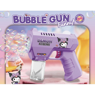 Пистолет с мыльными пузырями с героями 13,5x5x16 (4 вида)