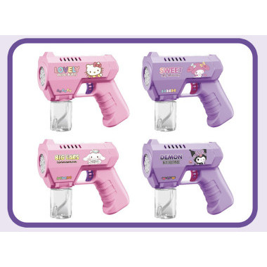 Пистолет с мыльными пузырями с героями 13,5x5x16 (4 вида)