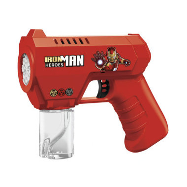 Пистолет с мыльными пузырями с супергероями 13,5x5x16 (4 вида)