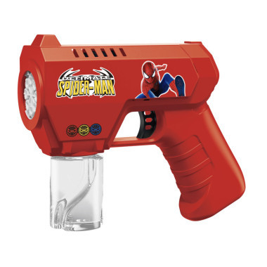 Пистолет с мыльными пузырями с супергероями 13,5x5x16 (4 вида)