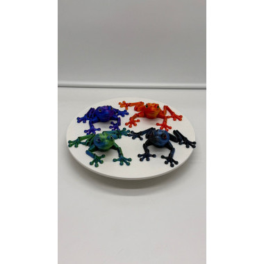 Лягушка  подвижная фигурка  3D, антистресс 9х13см