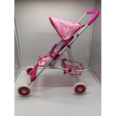 Коляска детская складная для кукол &quot;Холодное сердце&quot; с козырьком