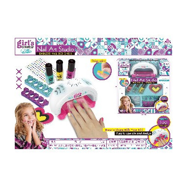 Маникюрный набор &quot;Студия найл&quot; аппарат для сушки + лак в кор. 27х7.5х23см