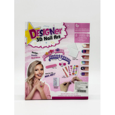 Маникюрный набор &quot;Nail ART-2&quot; лак + наклейки  в кор. 21х3.5х21 см