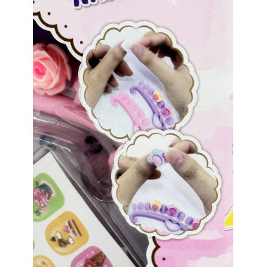 Маникюрный набор &quot;Nail ART-2&quot; лак + наклейки  в кор. 21х3.5х21 см