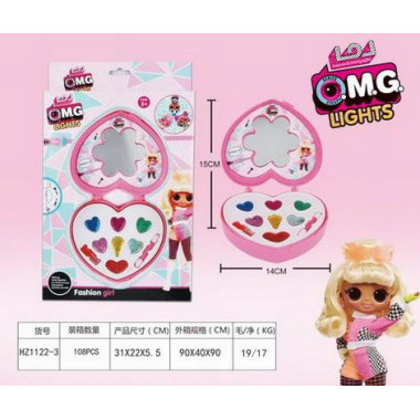 Набор косметики OMG &quot;Сердечко&quot; в коробке 31х22х5 см