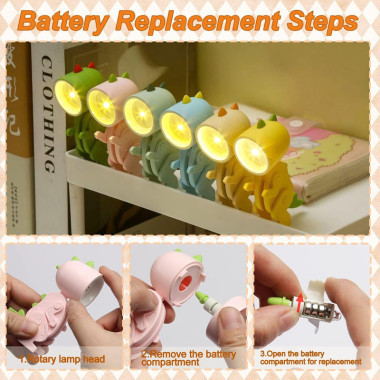 Светильник настольный Динозаврик (разное положение игрушки) 6x4.5x10.5