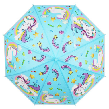 Зонтик детский для девочек Единороги, 4 цвета