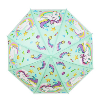 Зонтик детский для девочек Единороги, 4 цвета