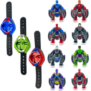 Часы детские наручные Мстители Супергерои 5 видов