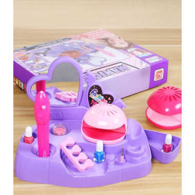 Набор для маникюра с сушилкой и подставкой для девочек в коробке 33*28*6.5