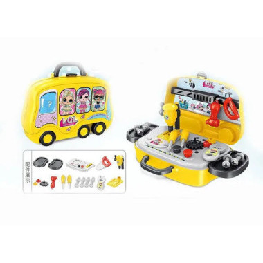 Игровой набор Чемоданчик трансформер куклы OMG "Ремонт" 30х10х23см Игровой набор Чемоданчик трансформер куклы OMG "Ремонт" 30х10х23см