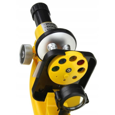 Игровой набор для опытов Микроскоп с аксессуарами и держателем для телефона (2 вида) 20.5*9.5*27.5