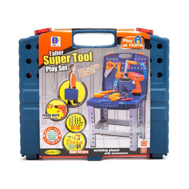 Игровой набор для мальчиков Строительные инструменты в чемодане