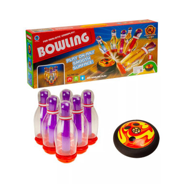 Игра Боулинг со звуком и светящимися кеглями 58*23*8.8 Игра Боулинг со звуком и светящимися кеглями 58*23*8.8