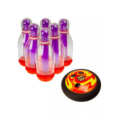 Игра Боулинг со звуком и светящимися кеглями 58*23*8.8