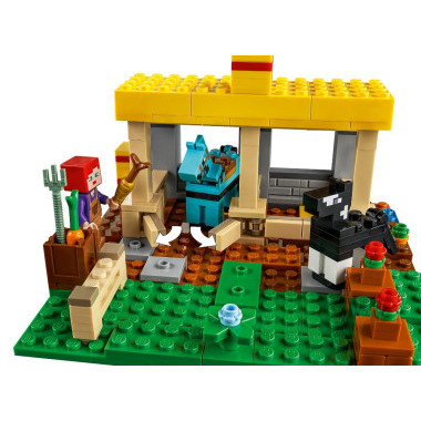 Конструктор Bela 60073 Майнкрафт &quot;Конюшня&quot; 247 дет. 29х20х6 см