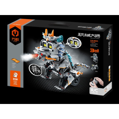 Конструктор 8054 iM.Master Дракоша 3 в 1 с пультом и LED глазами 775 дет