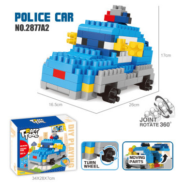 Конструктор Traff tool 2877A2 "Полицейская машина" 34х28х7 см