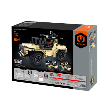 Конструктор iM.Master 8022 Техника &quot;Хаммер&quot; 370 дет. 2в1 на р/у