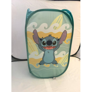 Корзина для игрушек складная Stich Цвет Голубой