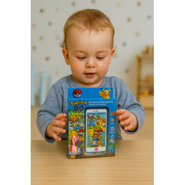 Покемон Го Телефон на батарейках с героями (аналог) в коробке Покемон Го Телефон на батарейках с героями (аналог) в коробке