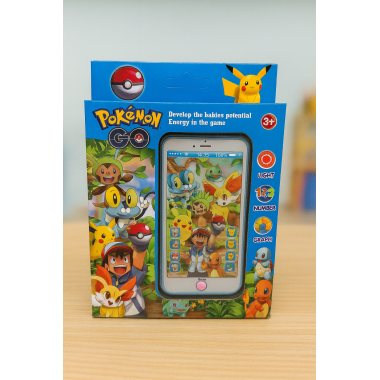 Покемон Го Телефон на батарейках с героями (аналог) в коробке