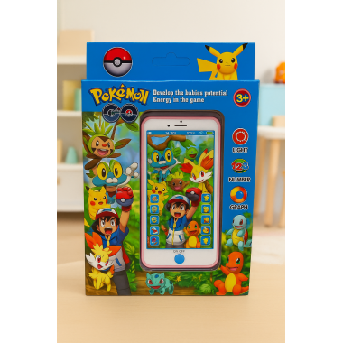 Покемон Го Телефон на батарейках с героями (аналог) в коробке