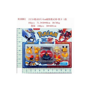 Покемон +8 героев на картоне в ассортименте